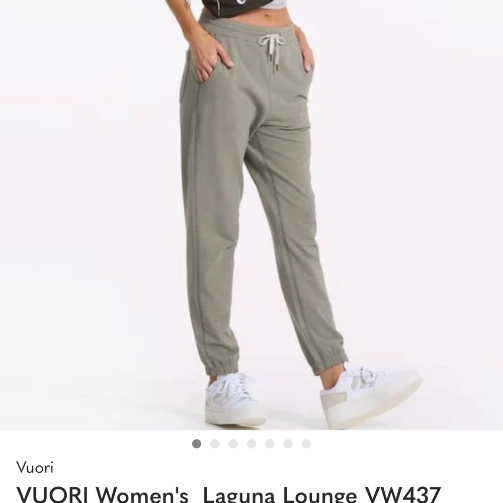 Vuori Olive Green Laguna Lounge Joggers